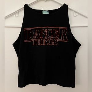 Cute Stranger Things dance/athletics shirt.